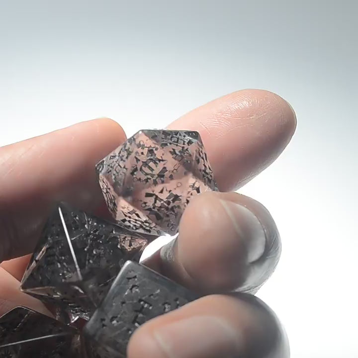 Load video: Inception Glass Dice Set