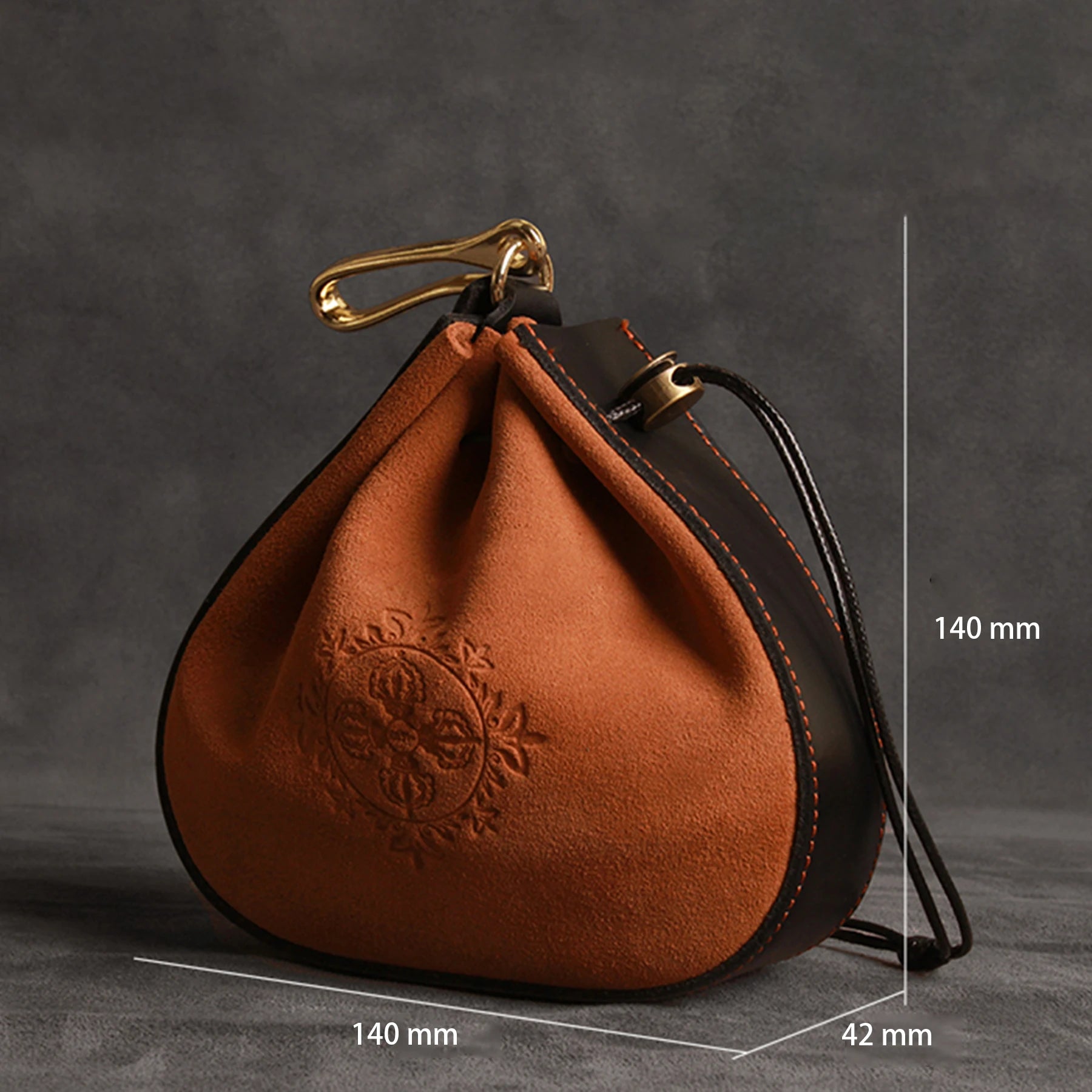 The Ranger’s Token — Handmade Leather Dice Pouch