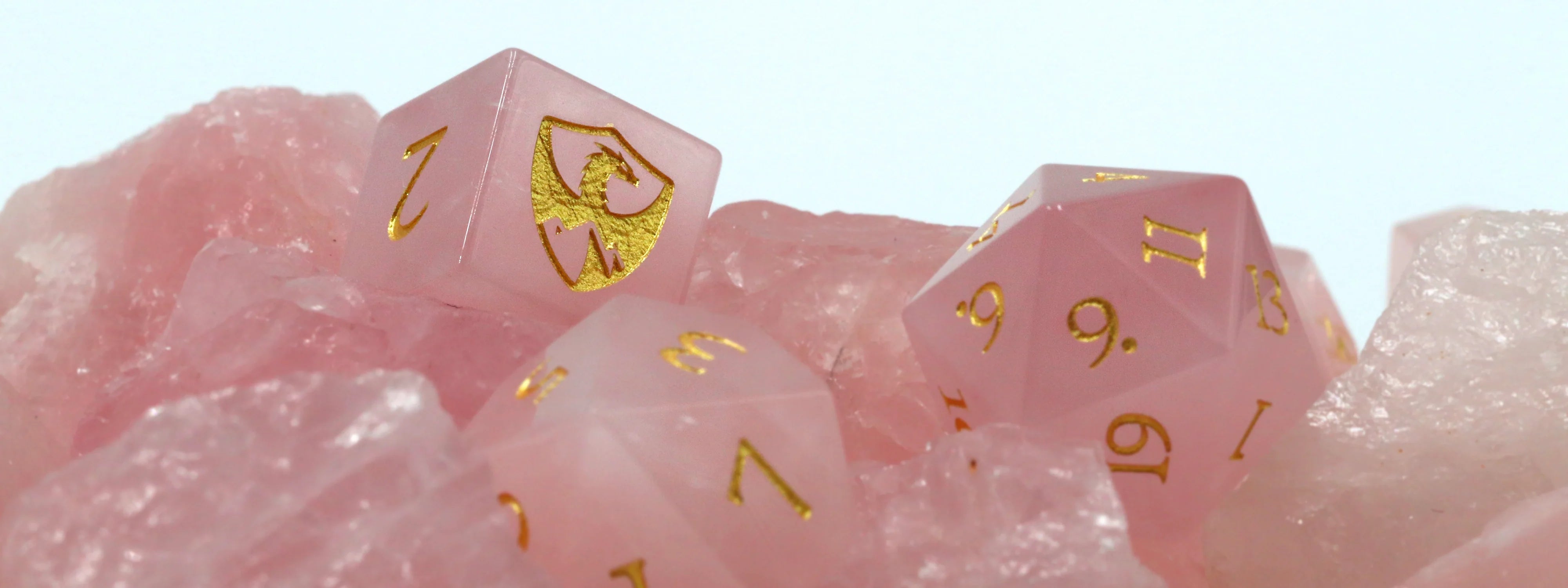 Unconditional Love and Peace—Rose Quartz Gemstone Dice