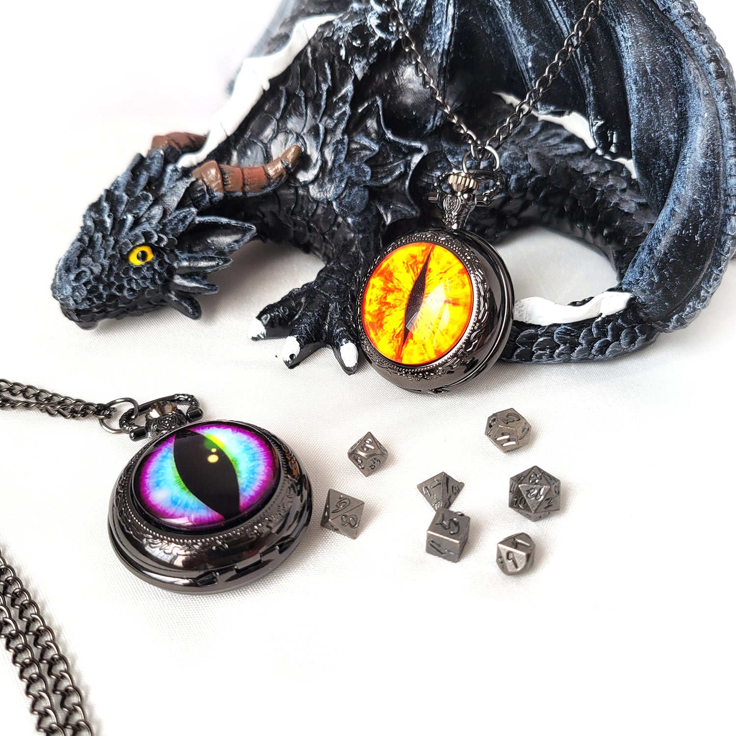 Dragon's Eye Metal Pocket Watch