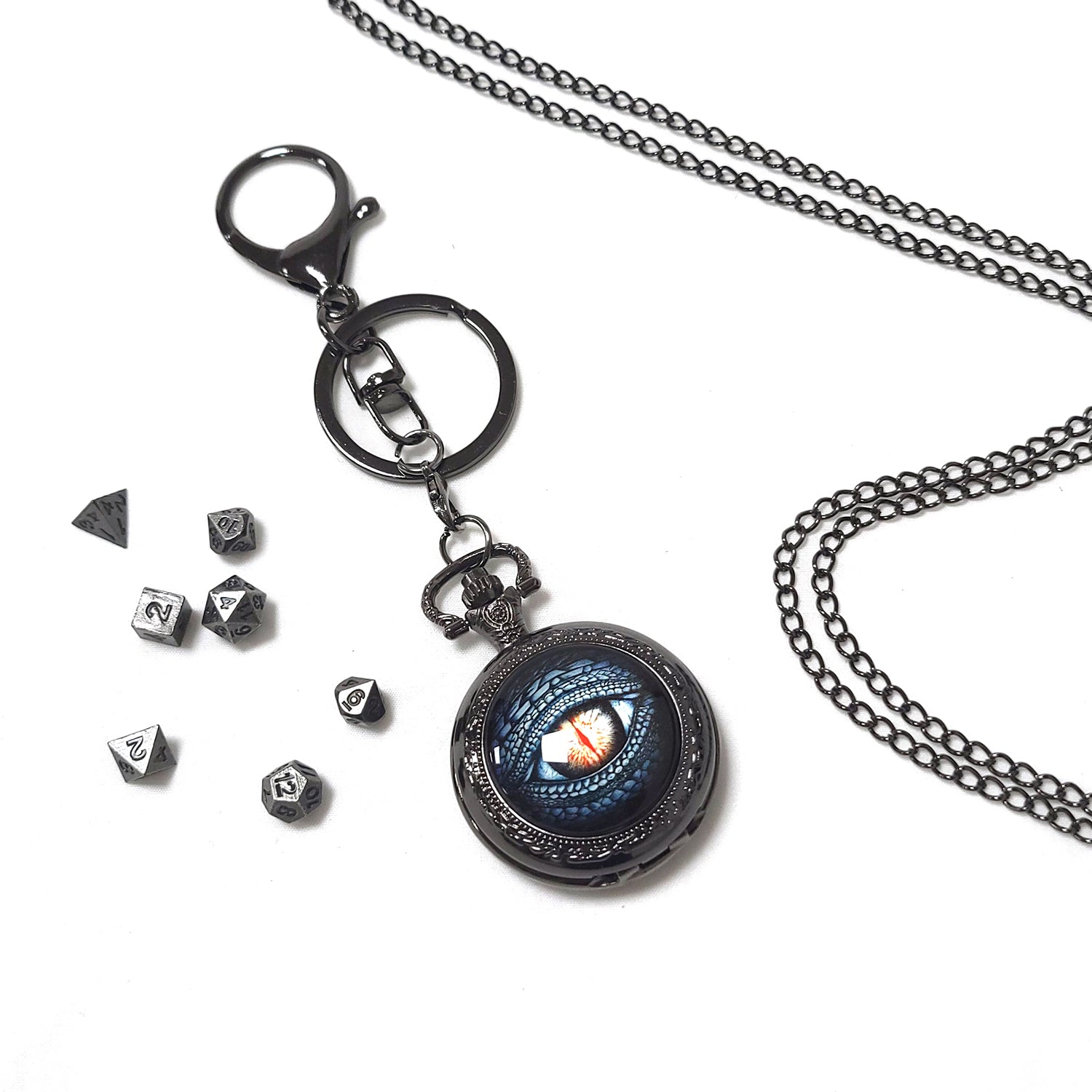 Dragon's Eye Metal Pocket Watch