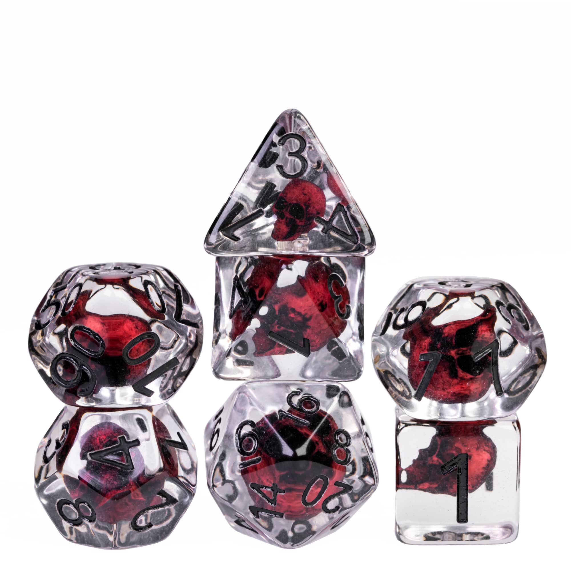 DragonStone D&D Death Skull Resin Dice