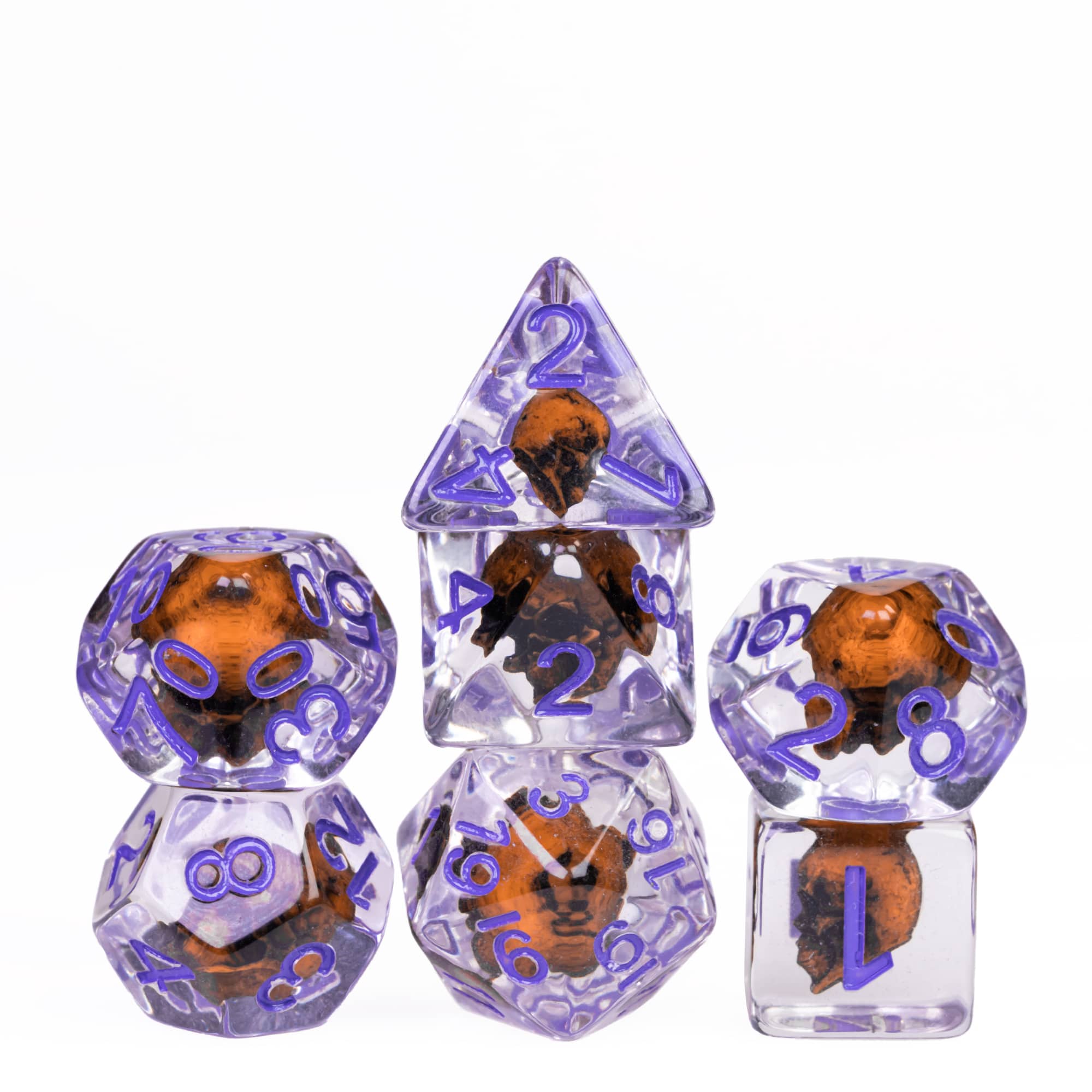 DragonStone D&D Death Skull Resin Dice