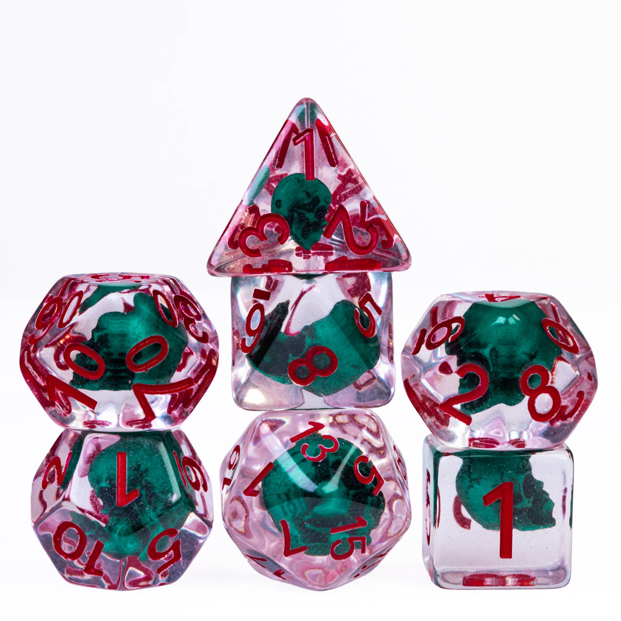 DragonStone D&D Death Skull Resin Dice