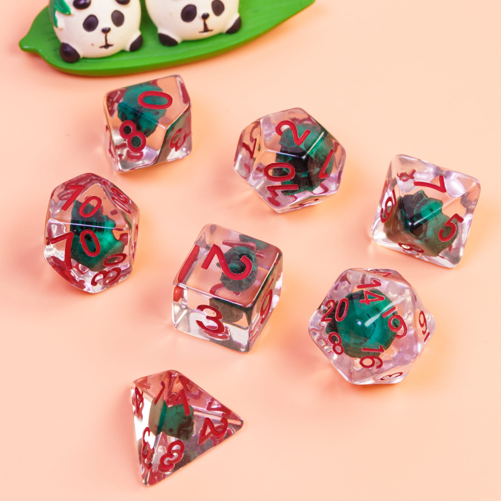 DragonStone D&D Death Skull Resin Dice