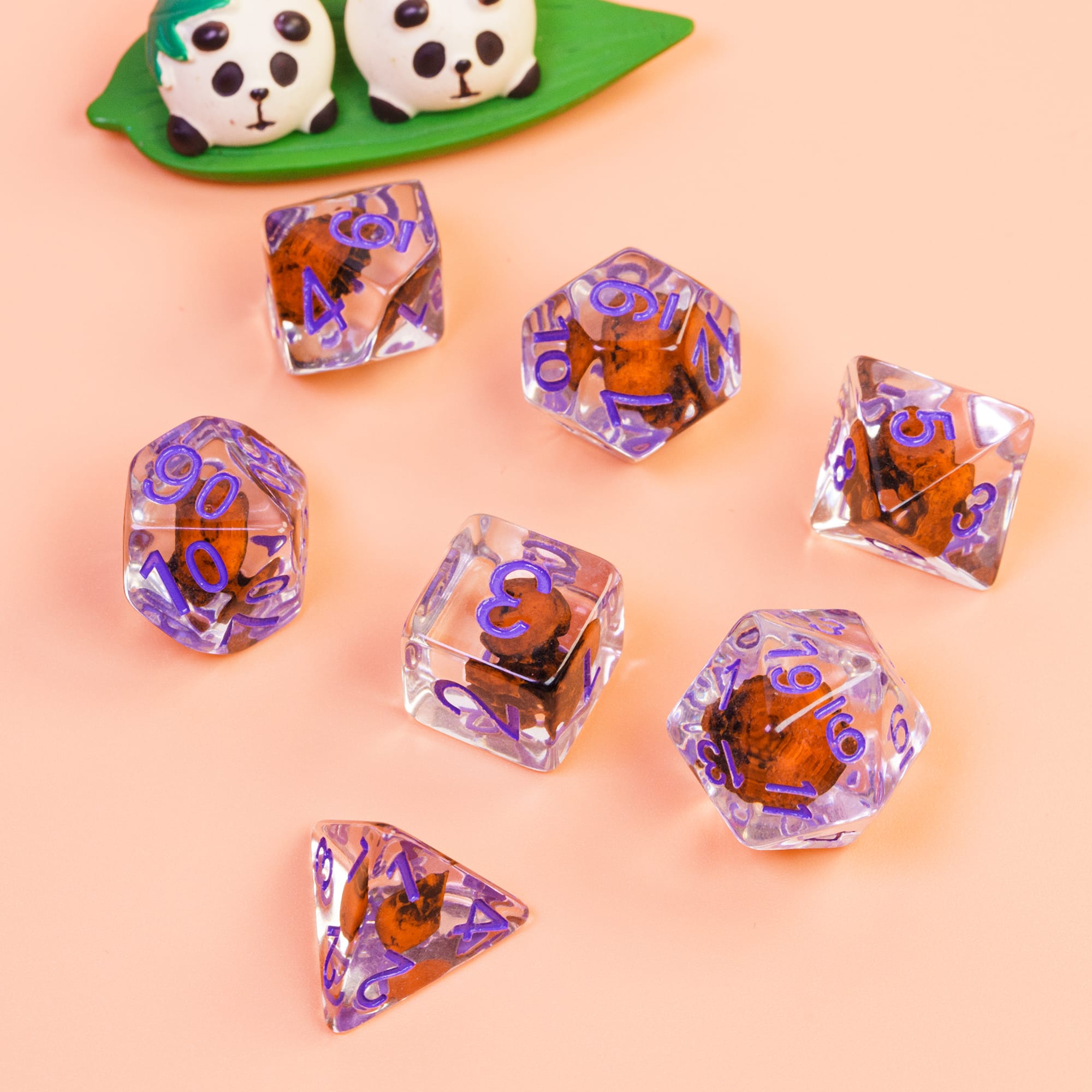 DragonStone D&D Death Skull Resin Dice