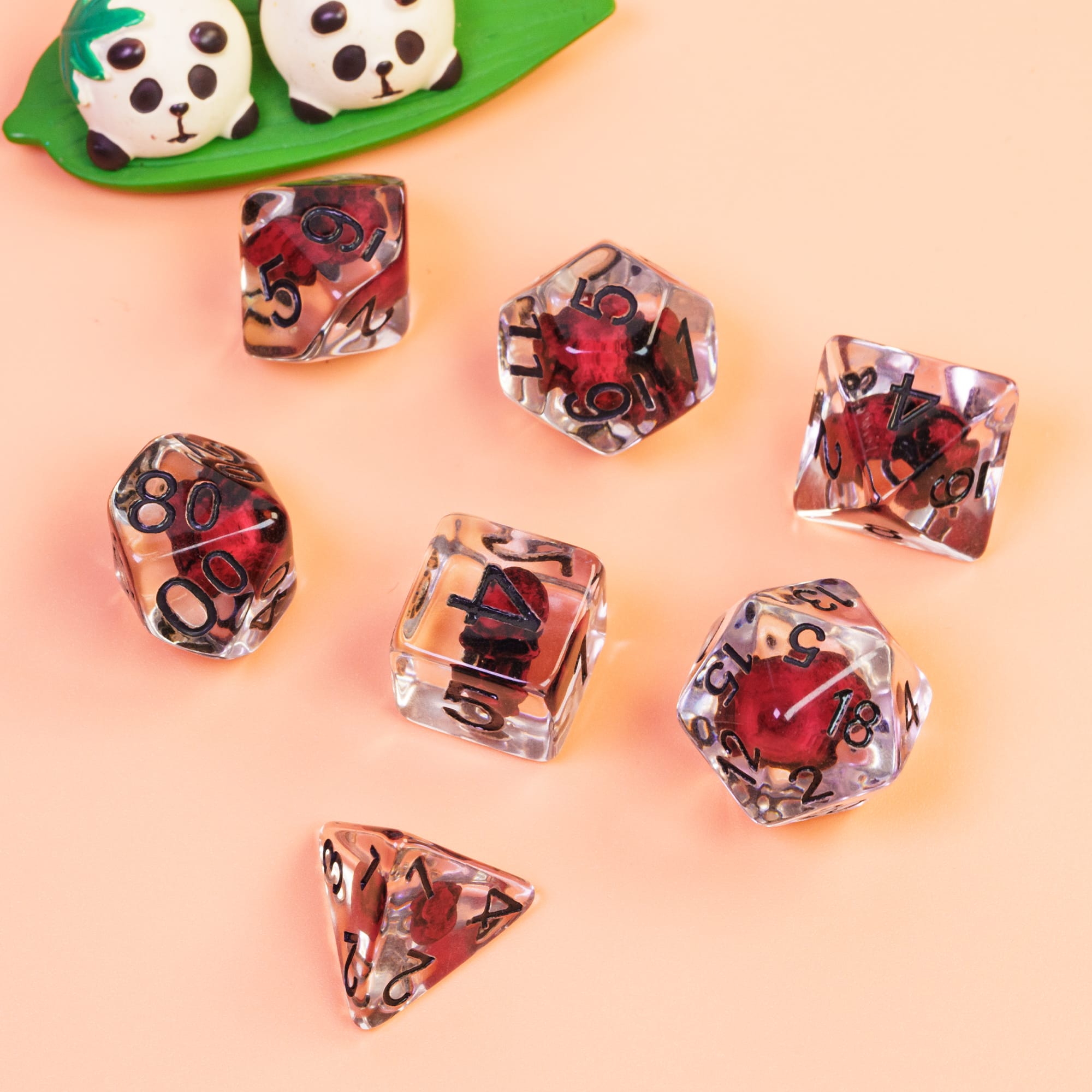 DragonStone D&D Death Skull Resin Dice