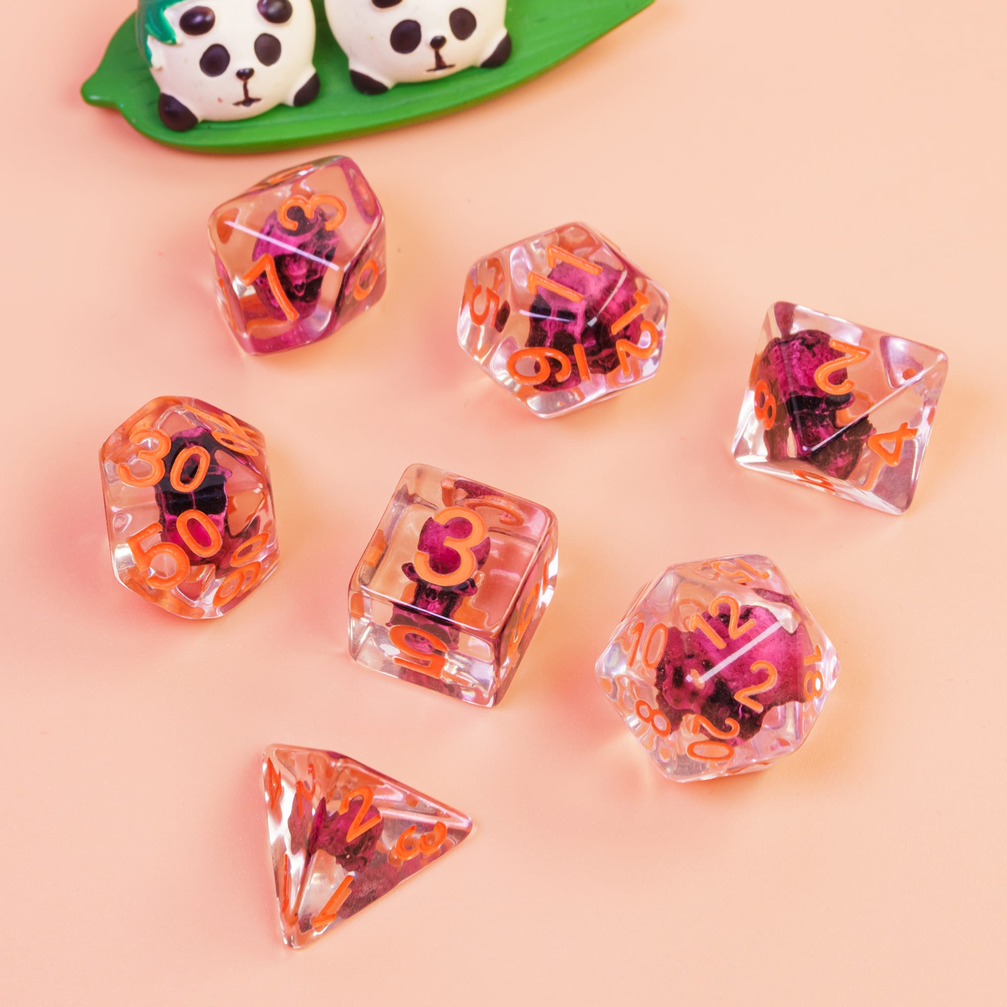 DragonStone D&D Death Skull Resin Dice