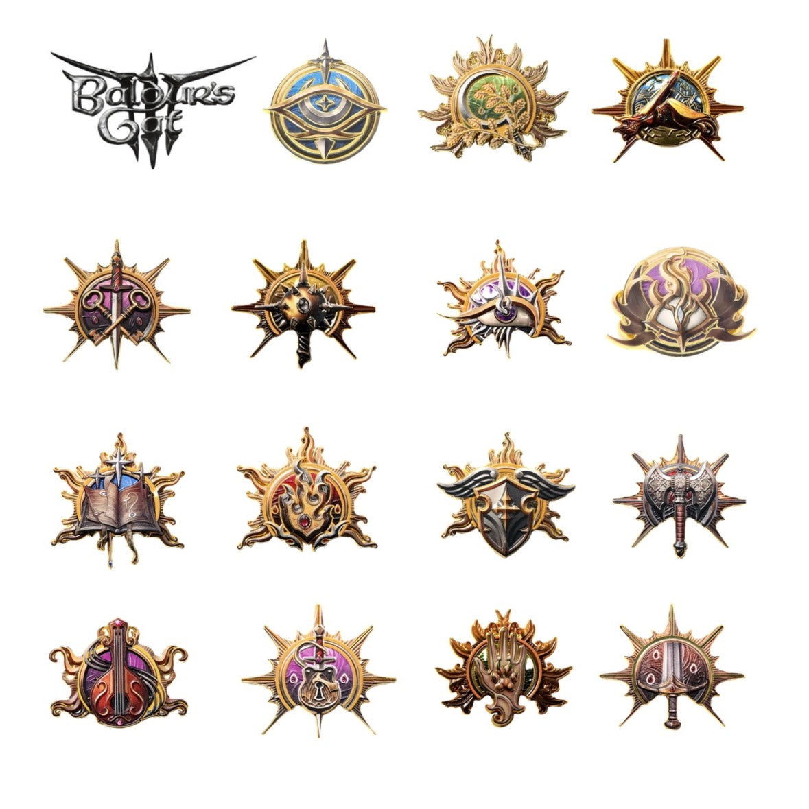 Baldur's Gate 3 Class Pin