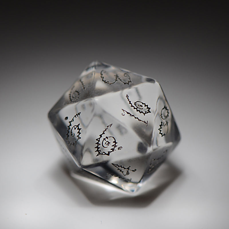 DragonStone D&D Patch Glass Dice Set