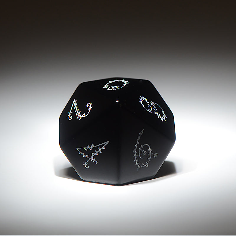 DragonStone D&D Patch Obsidian Dice Set