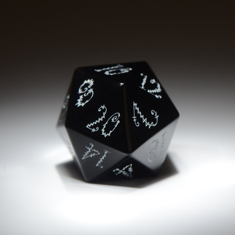 DragonStone D&D Patch Obsidian Dice Set