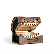 "Beware of Bites!” Monster Treasure Chest Wooden Storage Box