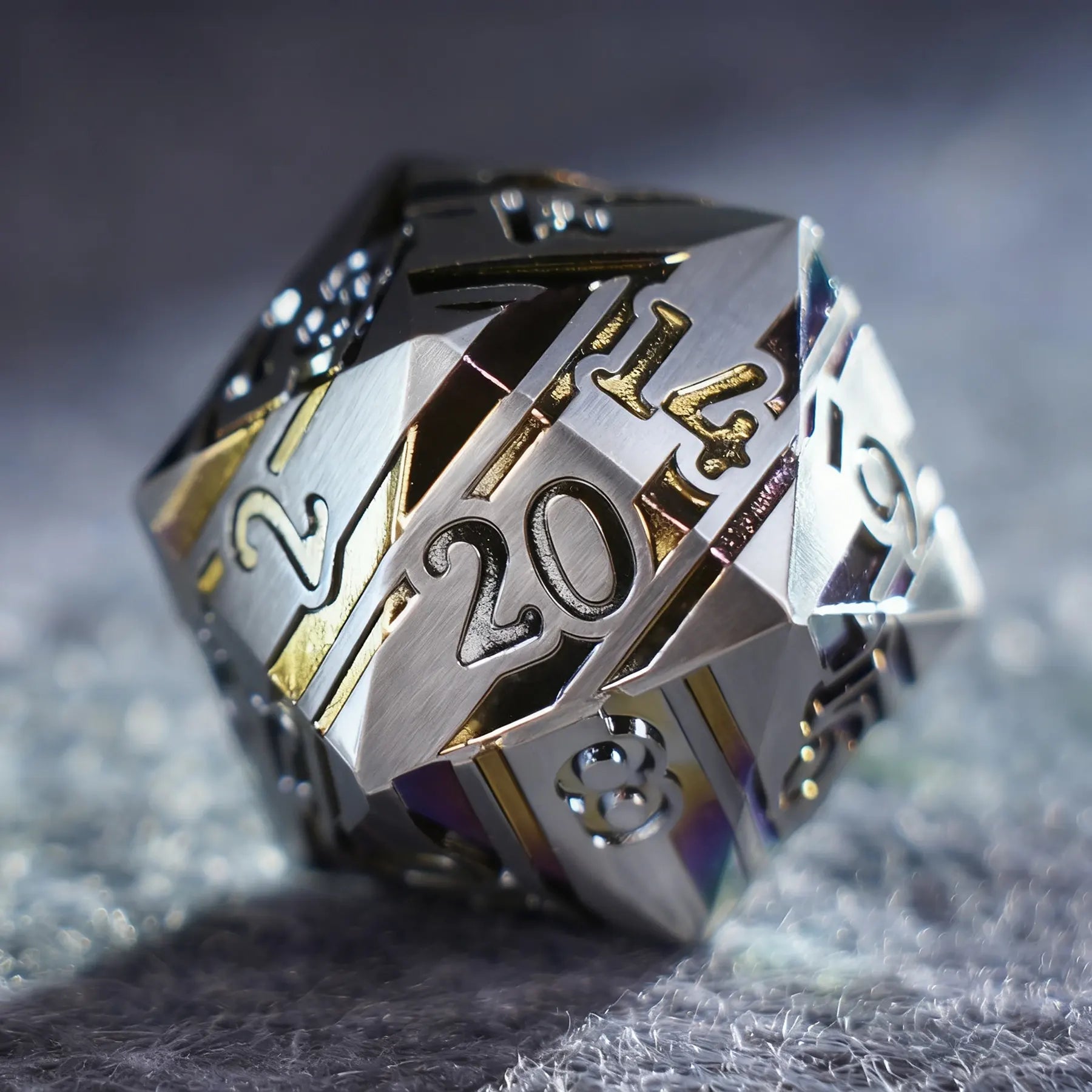 The Arcane · Jayce's Awakening Solid Metal Dice Set