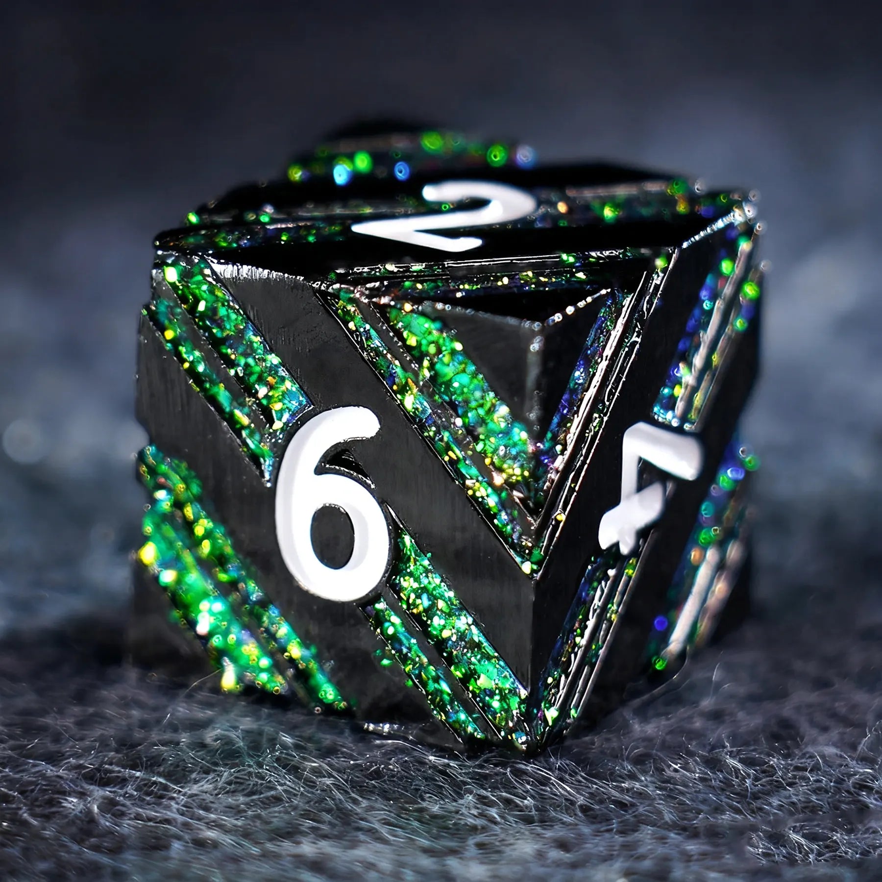 The Arcane · Ekko's Rewind Solid Metal Dice Set