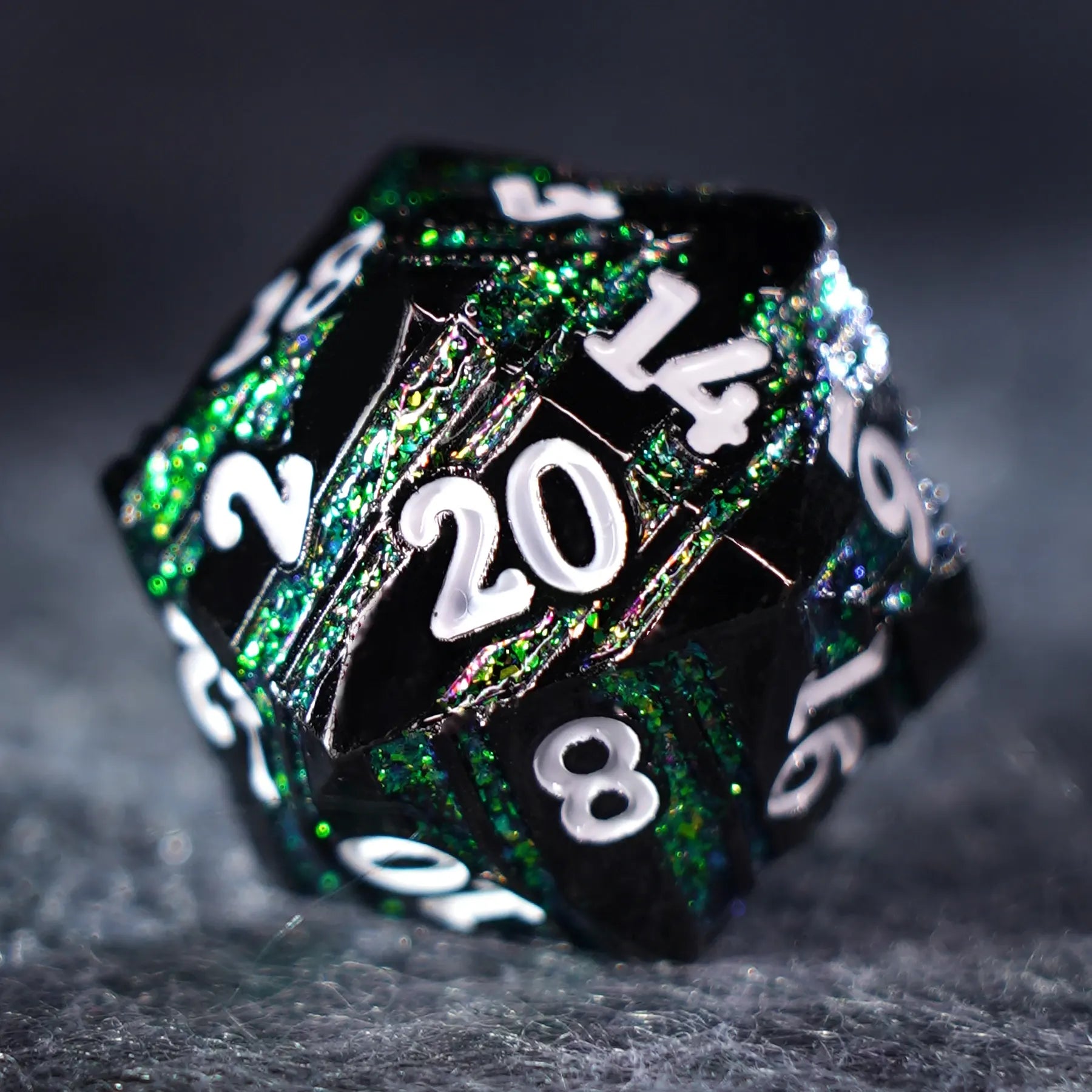 The Arcane · Ekko's Rewind Solid Metal Dice Set