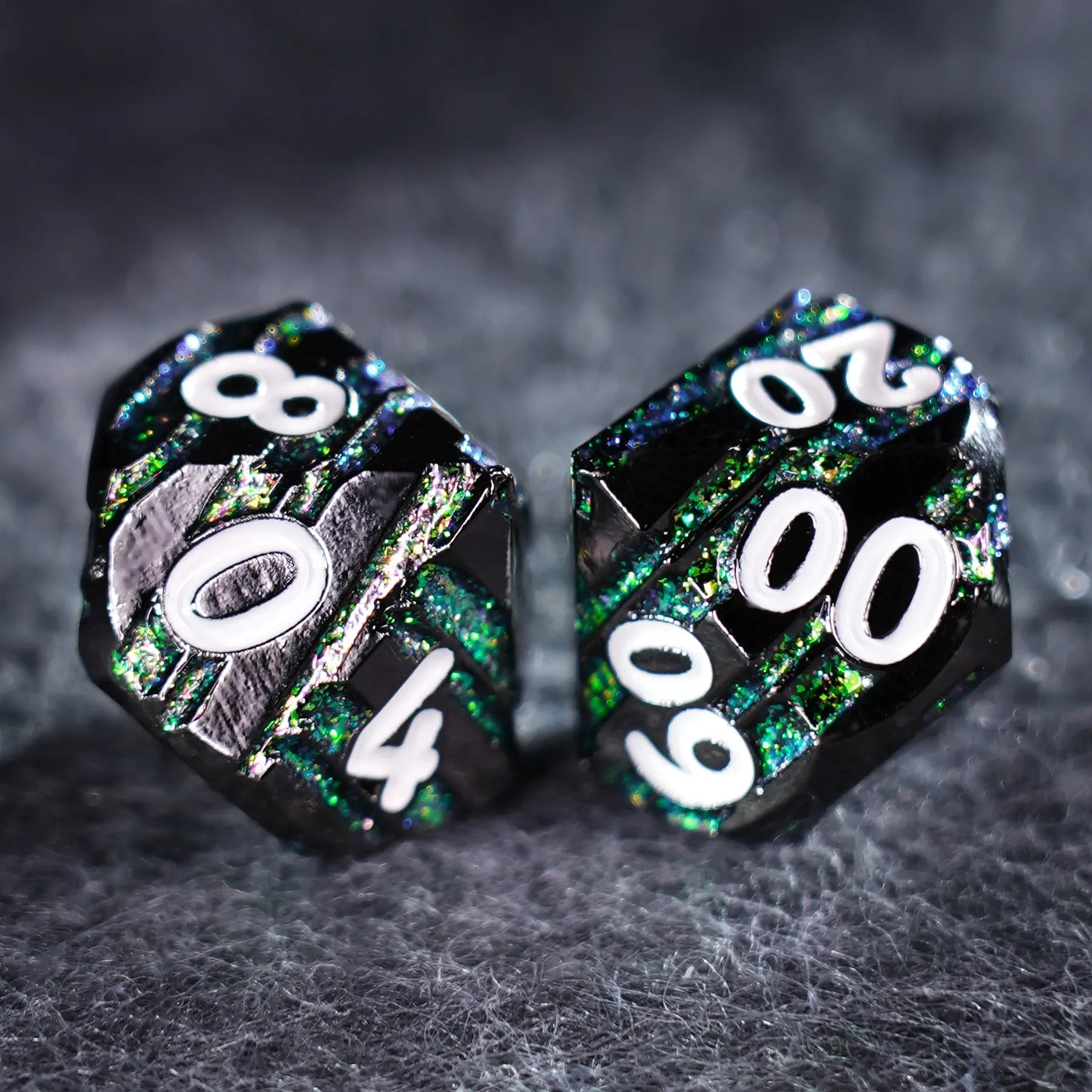 The Arcane · Ekko's Rewind Solid Metal Dice Set