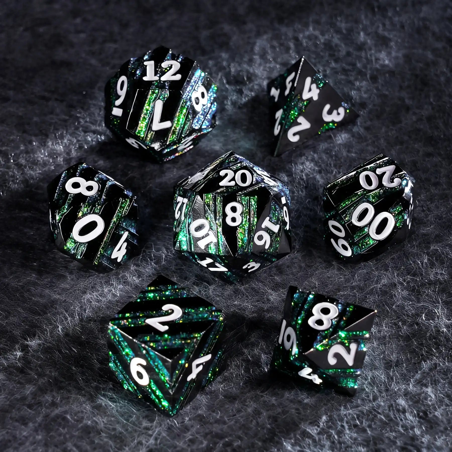The Arcane · Ekko's Rewind Solid Metal Dice Set