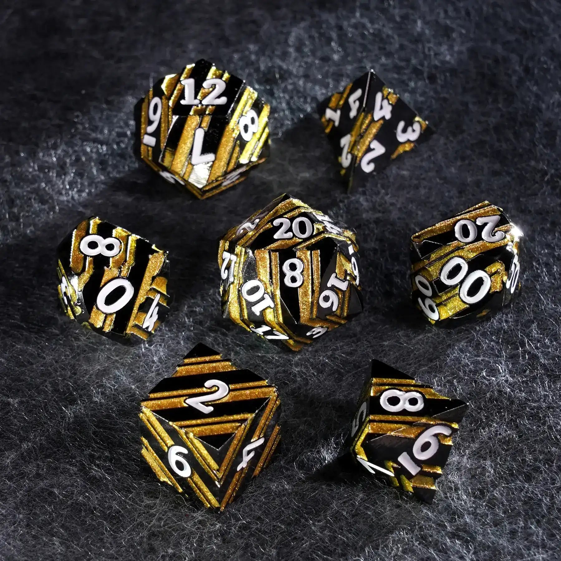 The Arcane · Mel's Ascendancy Solid Metal Dice Set