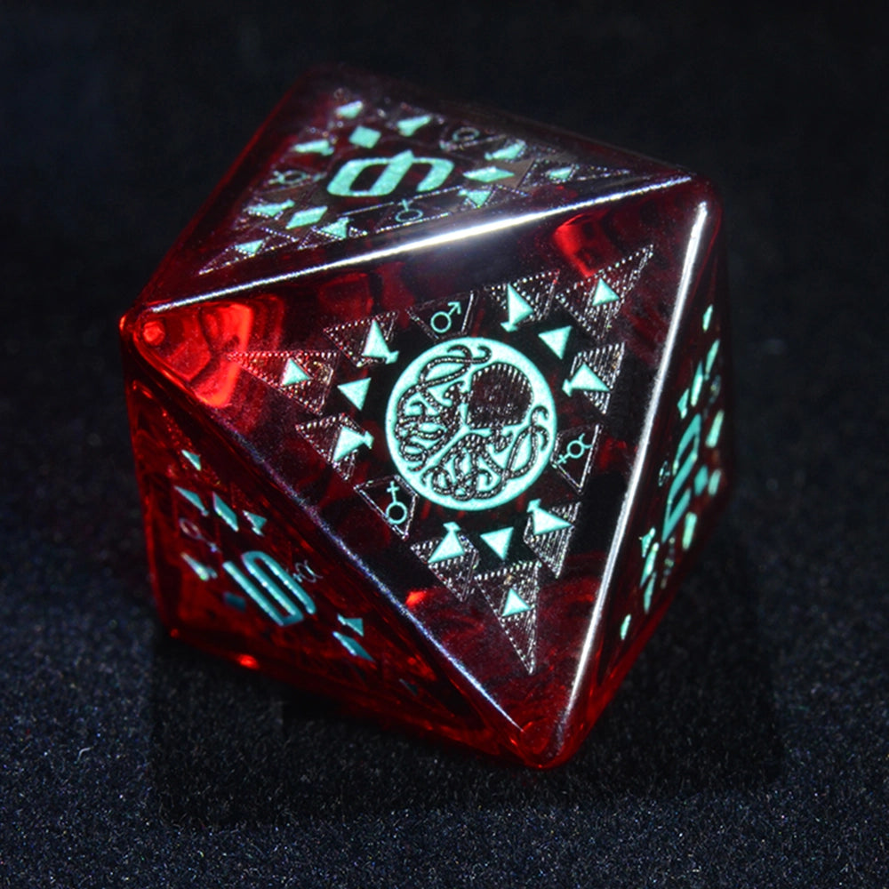 DragonStone D&D Dreamscape Garnet Dice Set