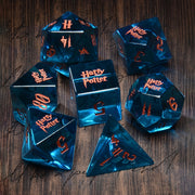 DragonStone D&D Harry Potter Blue Zircon Dice Set