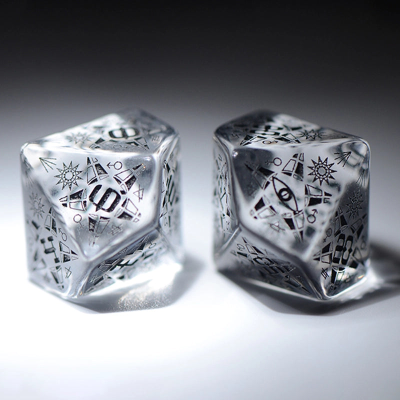 DragonStone D&D Inception Glass Dice Set