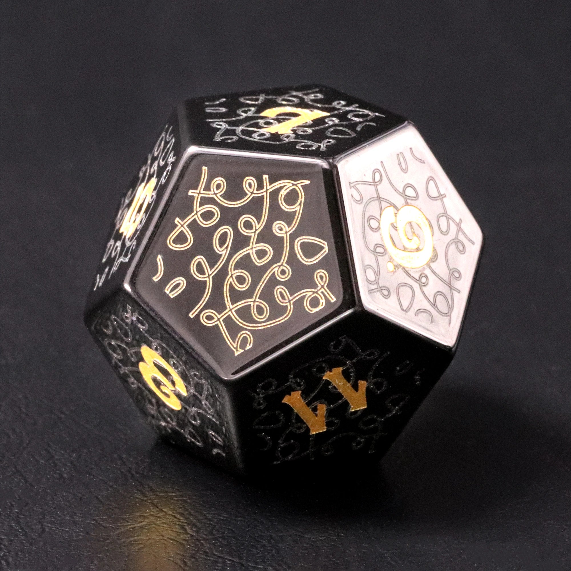 DragonStone D&D Kishar-Lin Obsidian Dice Set