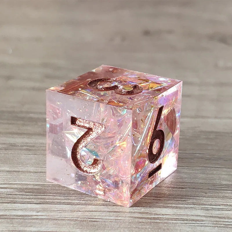 DragonStone D&D Vibrant Resin Dice Set