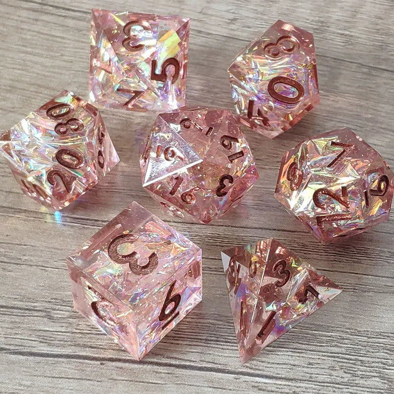 DragonStone D&D Vibrant Resin Dice Set