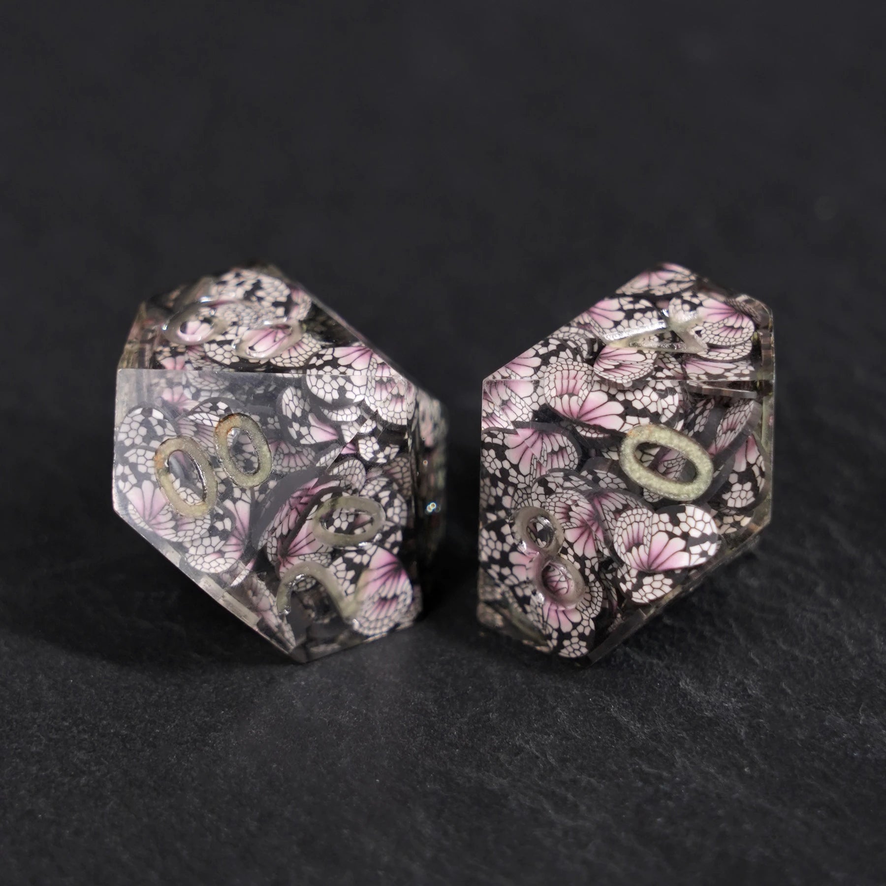Moonflutter Resin Dice Set