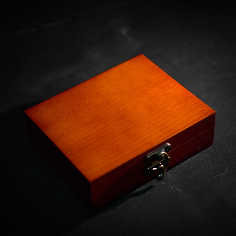 Vintage Wooden Dice Storage Box - DragonStone
