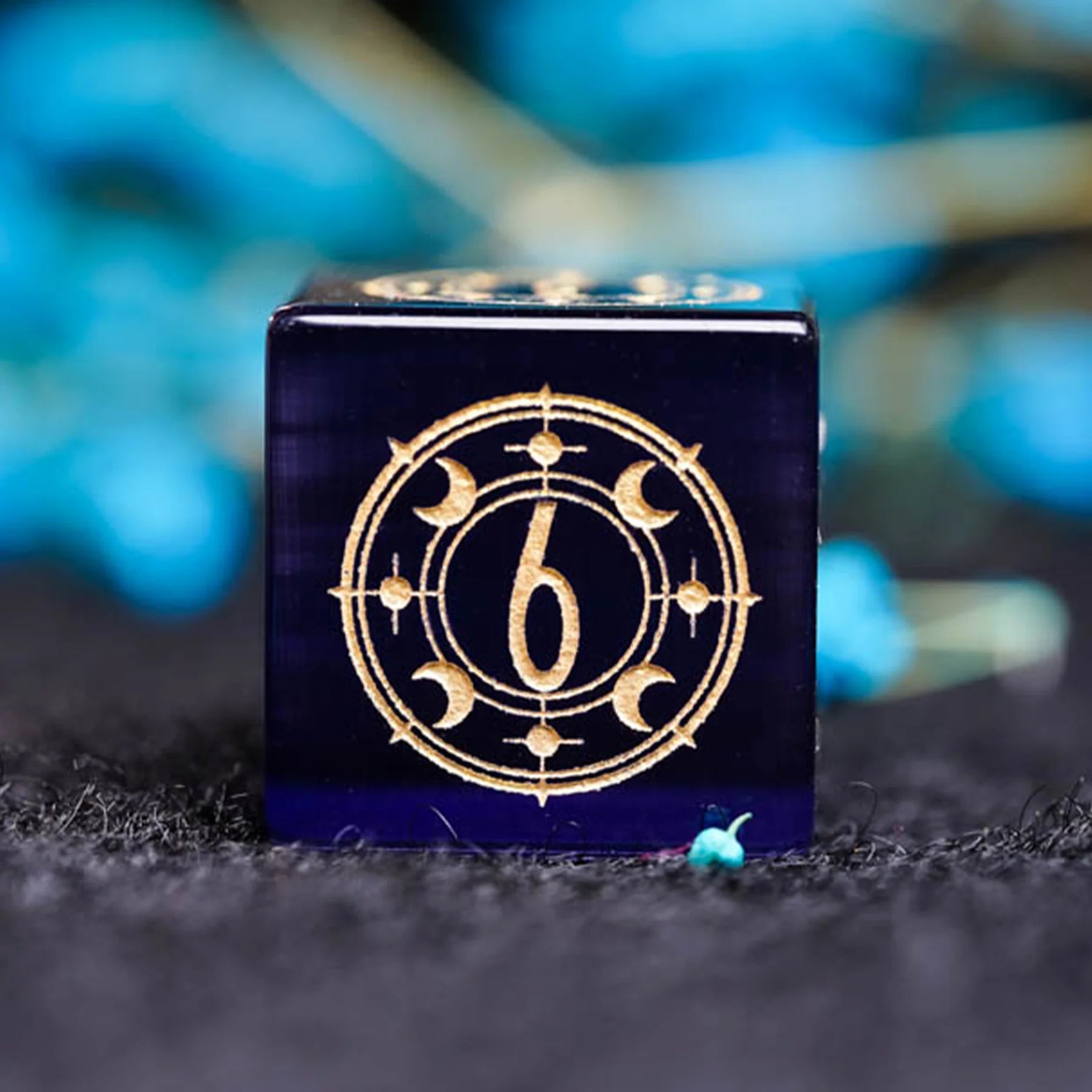 Celestial Palace · Shadow of the Night · Purple Cat’s Eye Dice Set