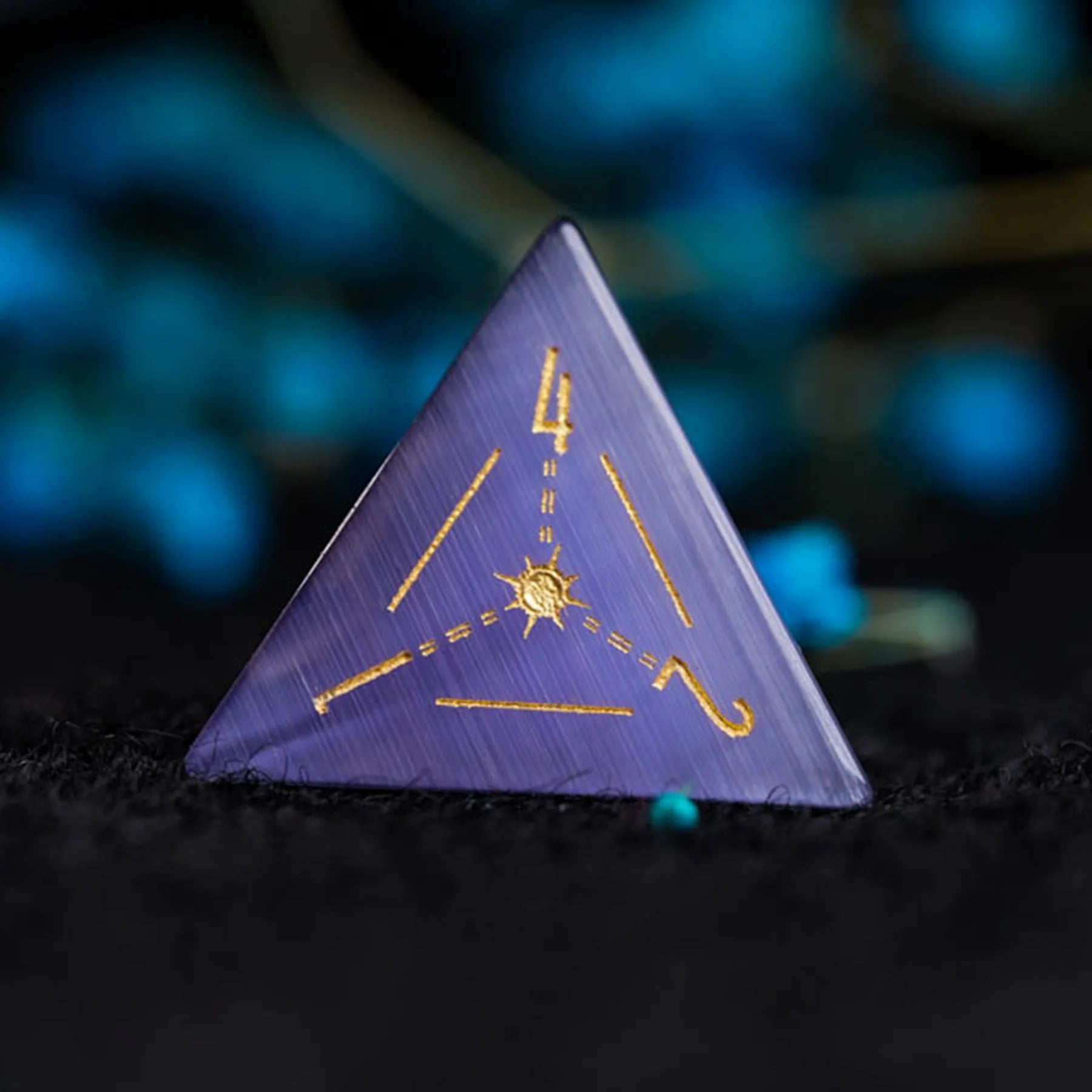 Celestial Palace · Shadow of the Night · Purple Cat’s Eye Dice Set