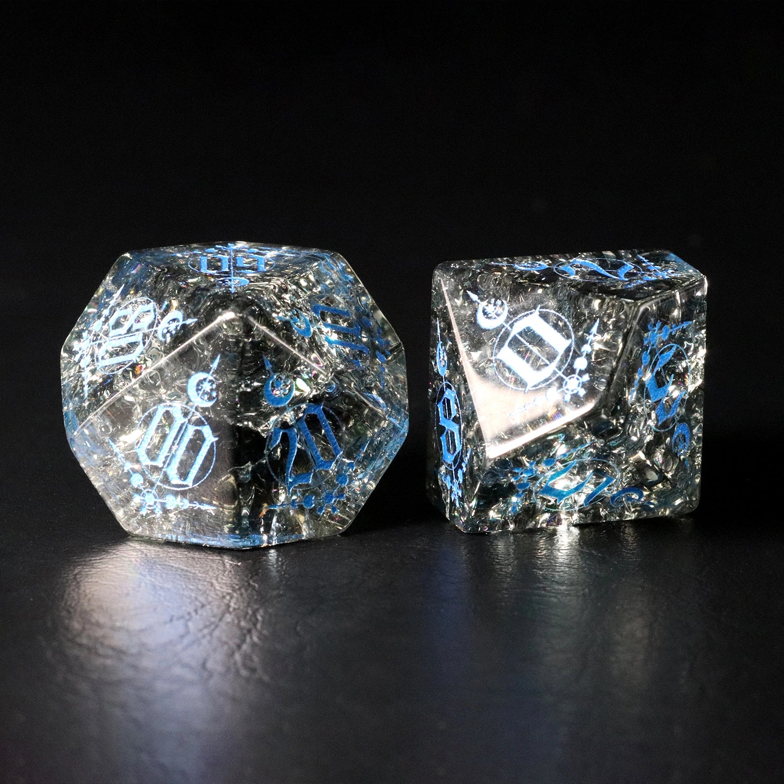 DragonStone D&D Cracked Glass Dice Set