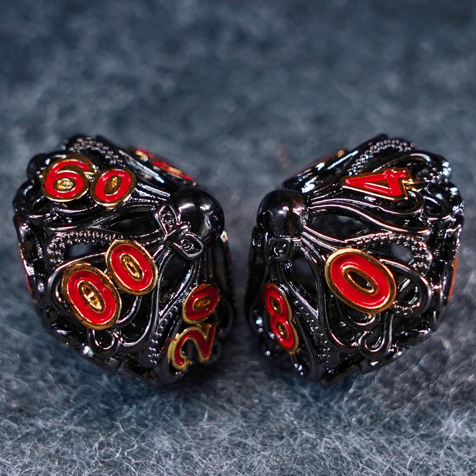 DragonStone D&D Cthulhu’s Tentacle Hollowed Metal Dice Set