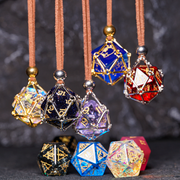 DragonStone D&D D20 Dice Pendant Necklace