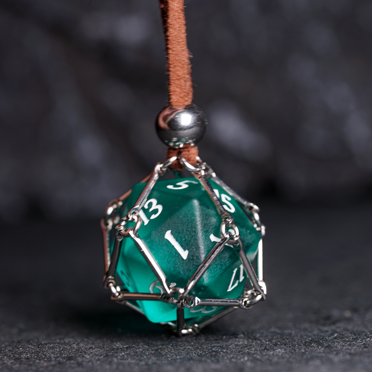 DragonStone D&D D20 Dice Pendant Necklace