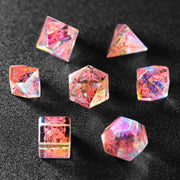 DragonStone D&D Moon Magic Sigil K9 Glass Dice Set