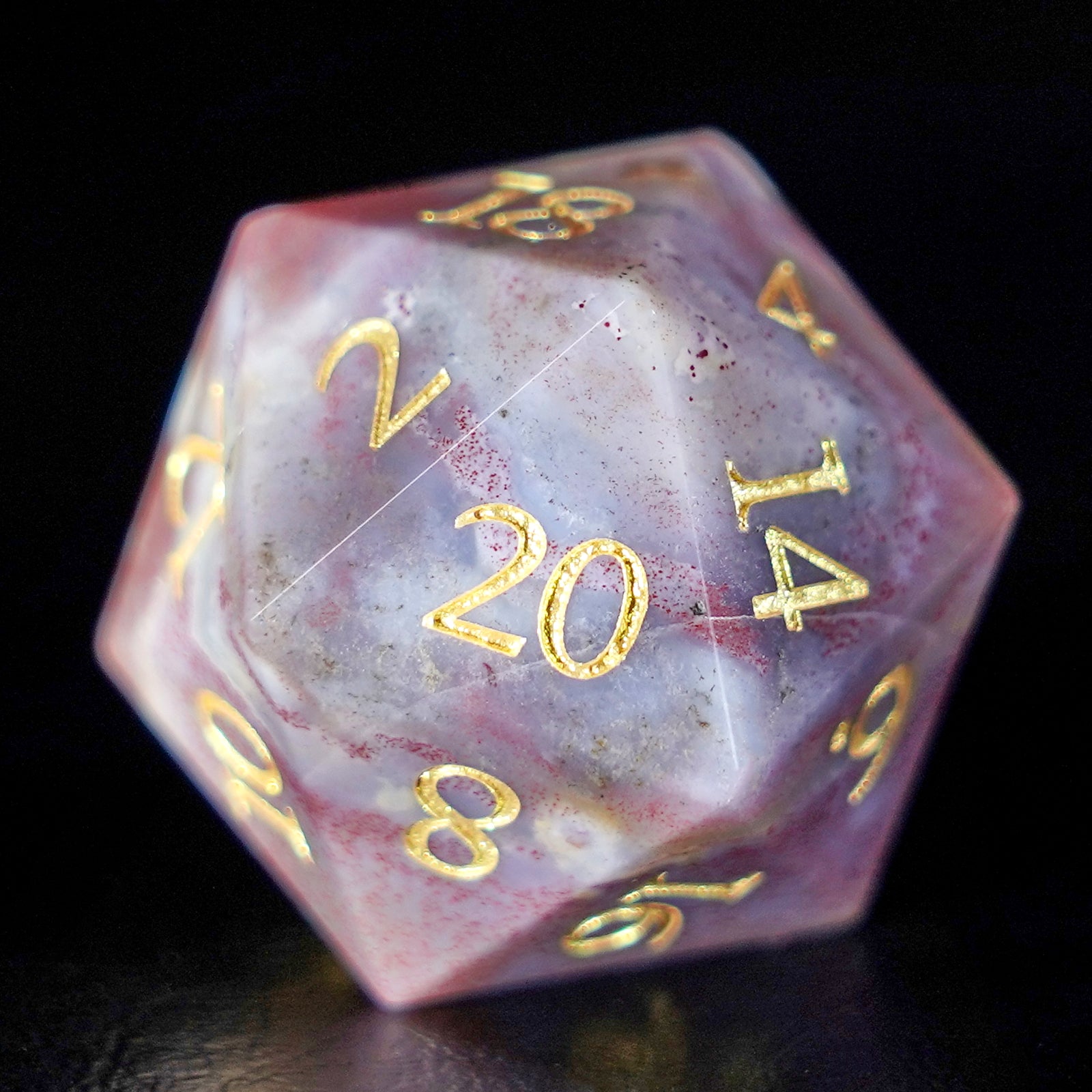 DragonStone Logo D&D Imperial Jasper Dice Set