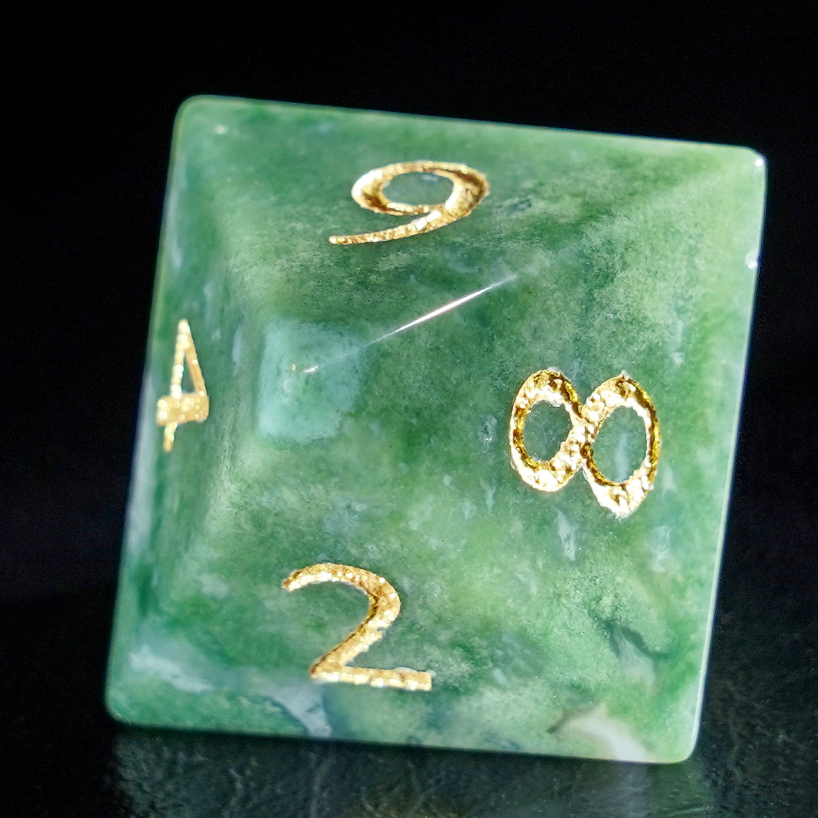 DragonStone Logo D&D Imperial Jasper Dice Set