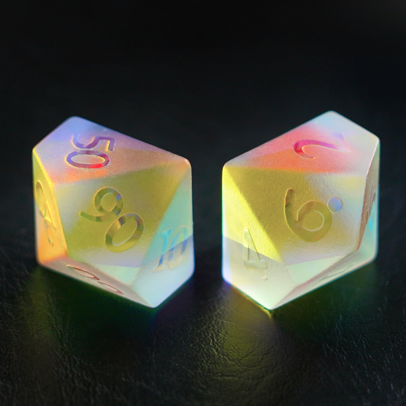 DragonStone Logo D&D K9 Matte Glass Dice Set