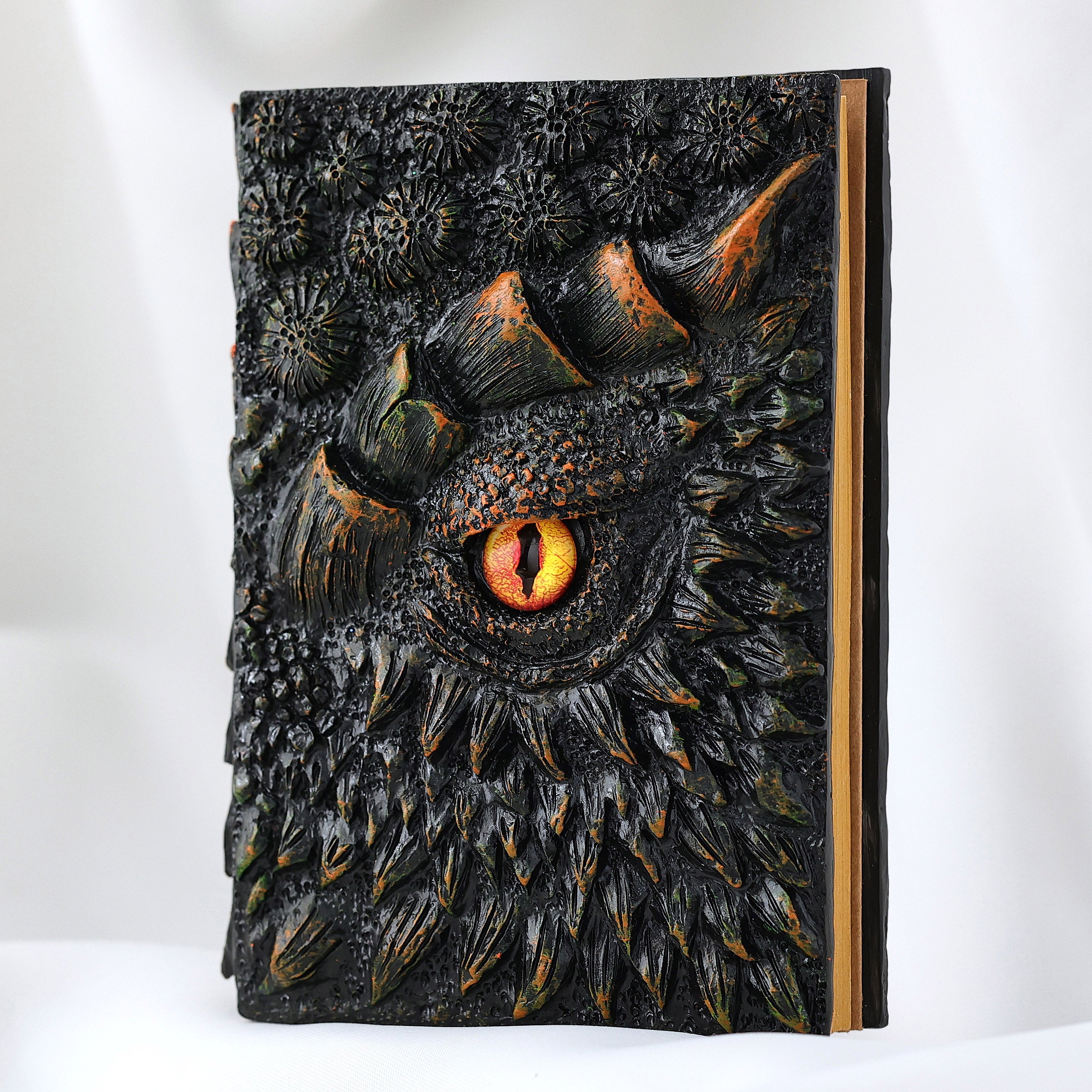 Night Dragon of Magic Resin 3D Book