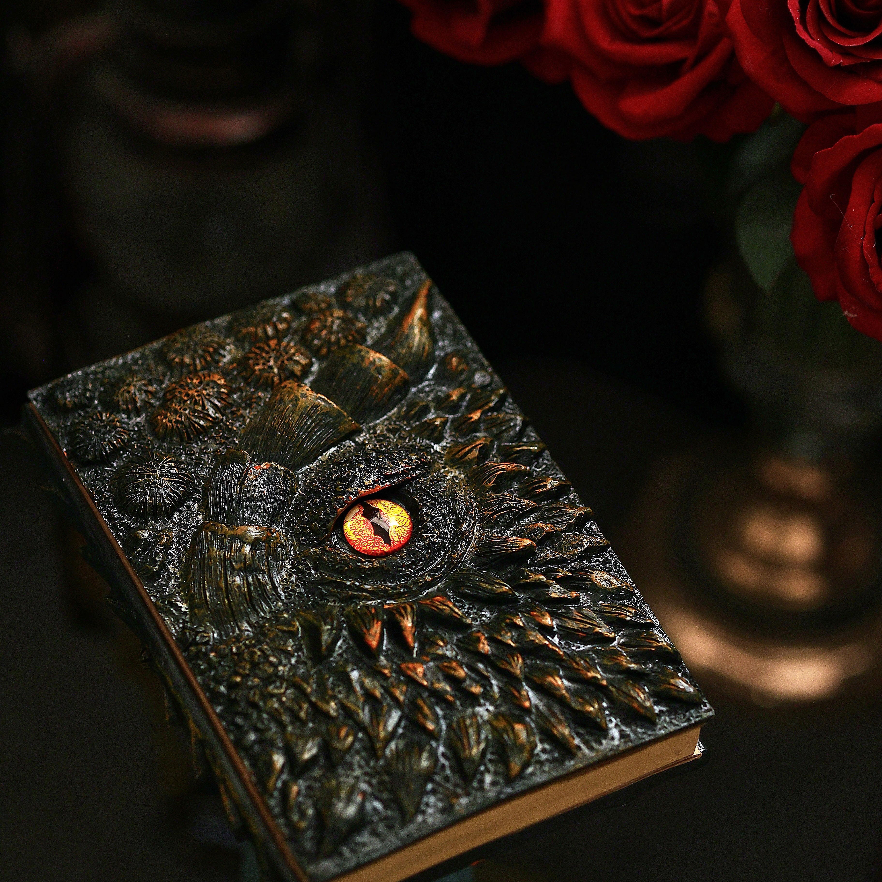 Night Dragon of Magic Resin 3D Book