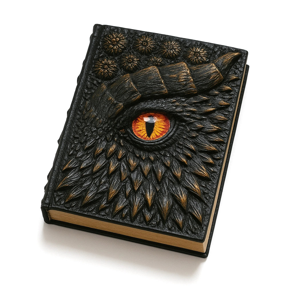 Night Dragon of Magic Resin 3D Book