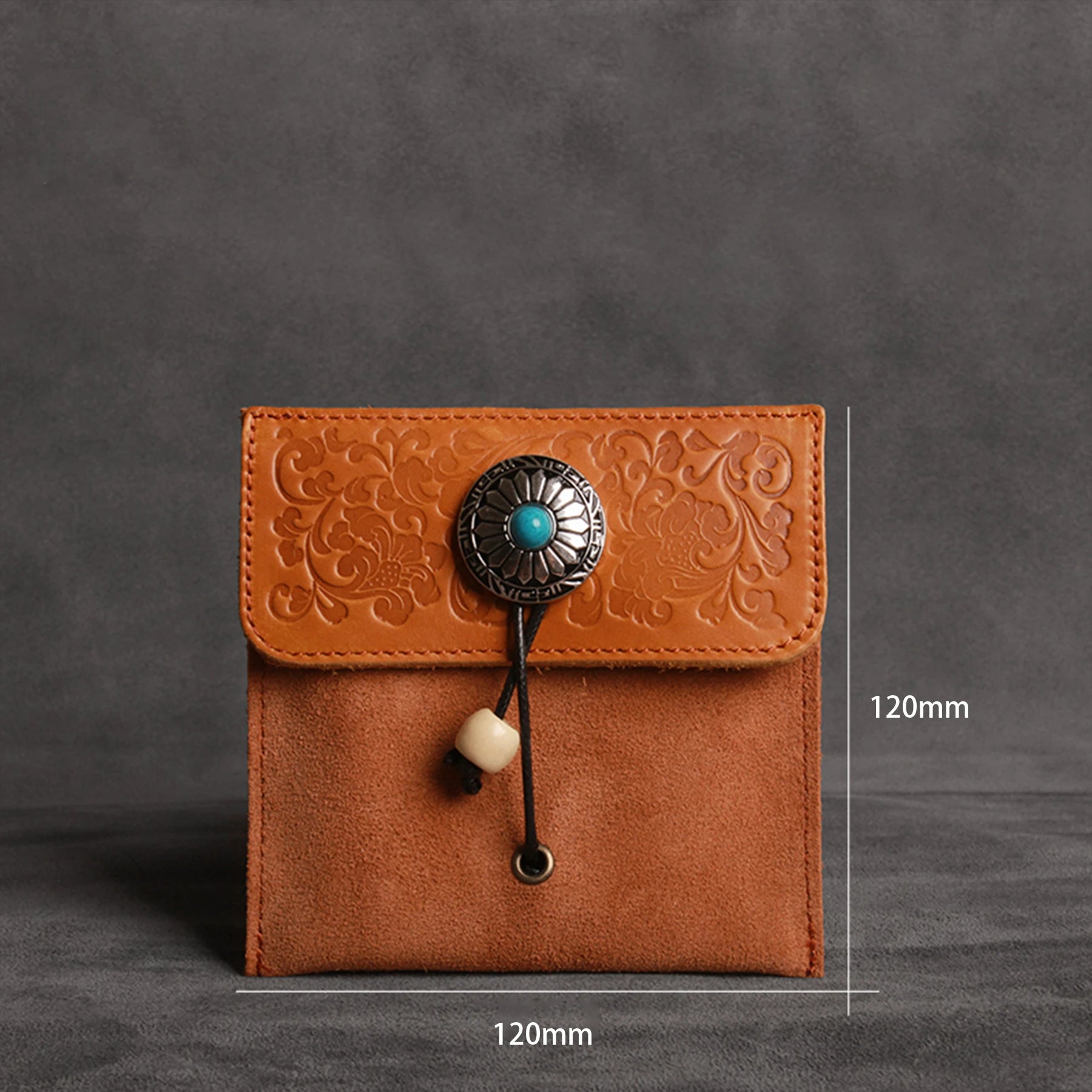 The Ranger’s Token — Handmade Leather Dice Pouch