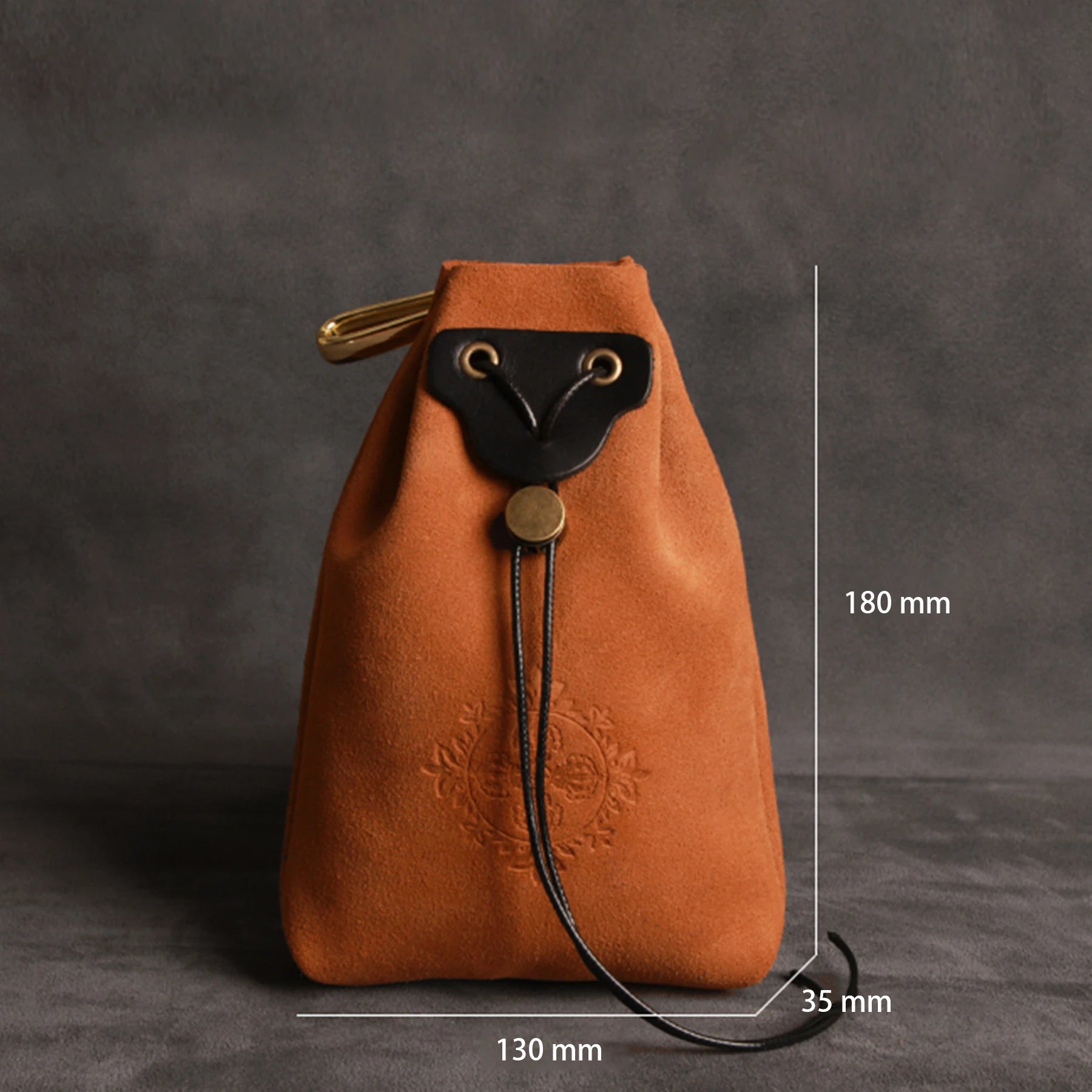 The Ranger’s Token — Handmade Leather Dice Pouch