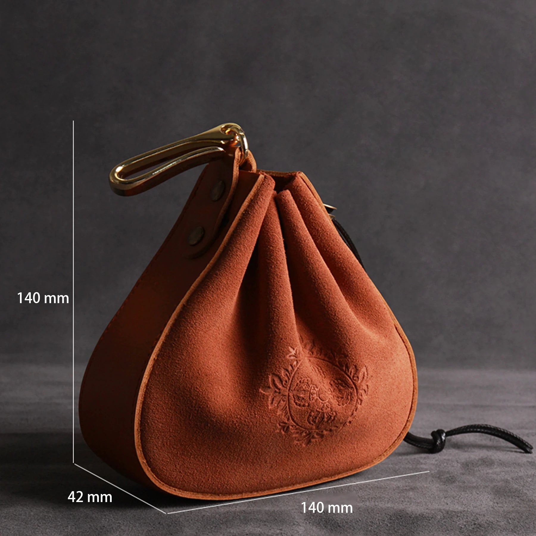 The Ranger’s Token — Handmade Leather Dice Pouch