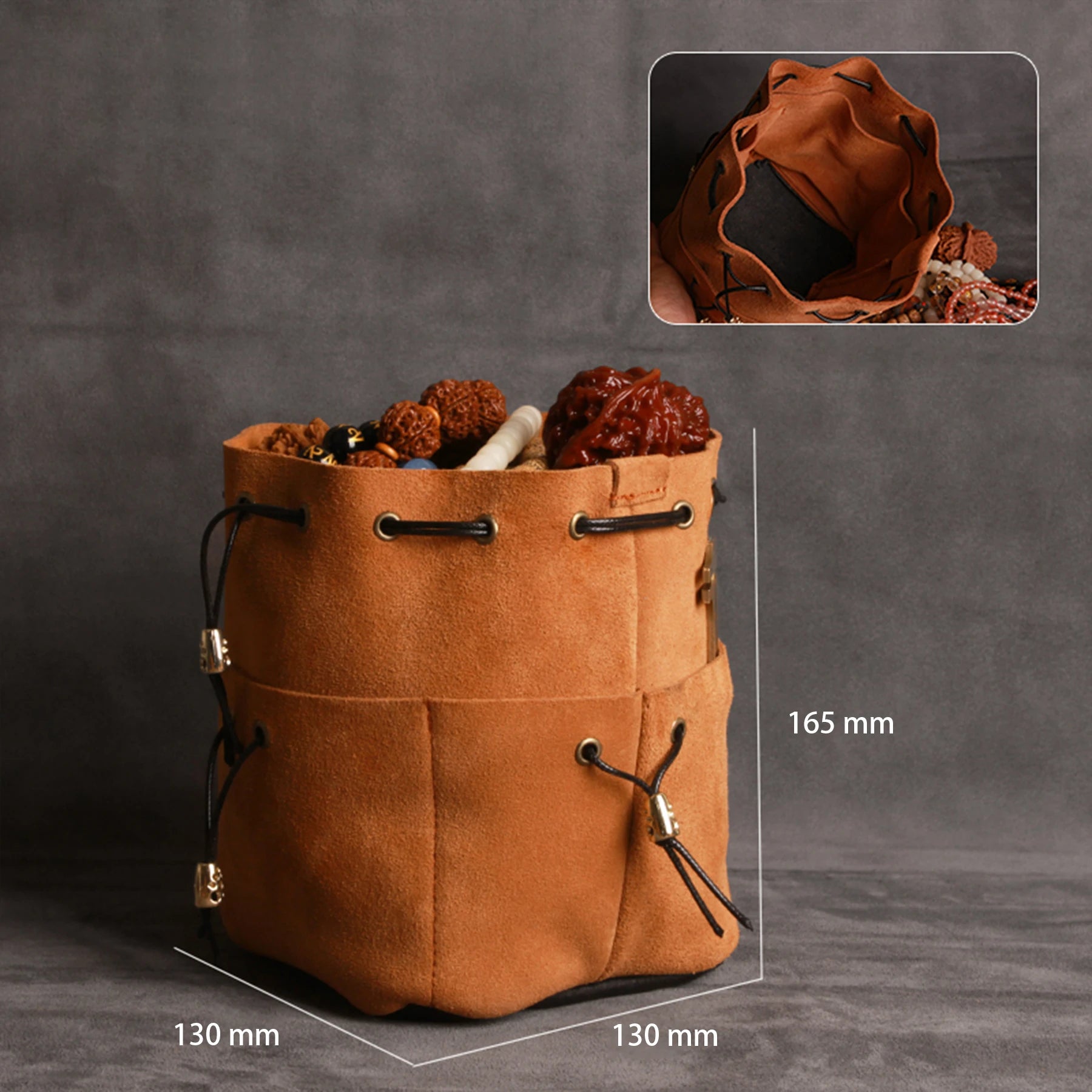 The Ranger’s Token — Handmade Leather Dice Pouch