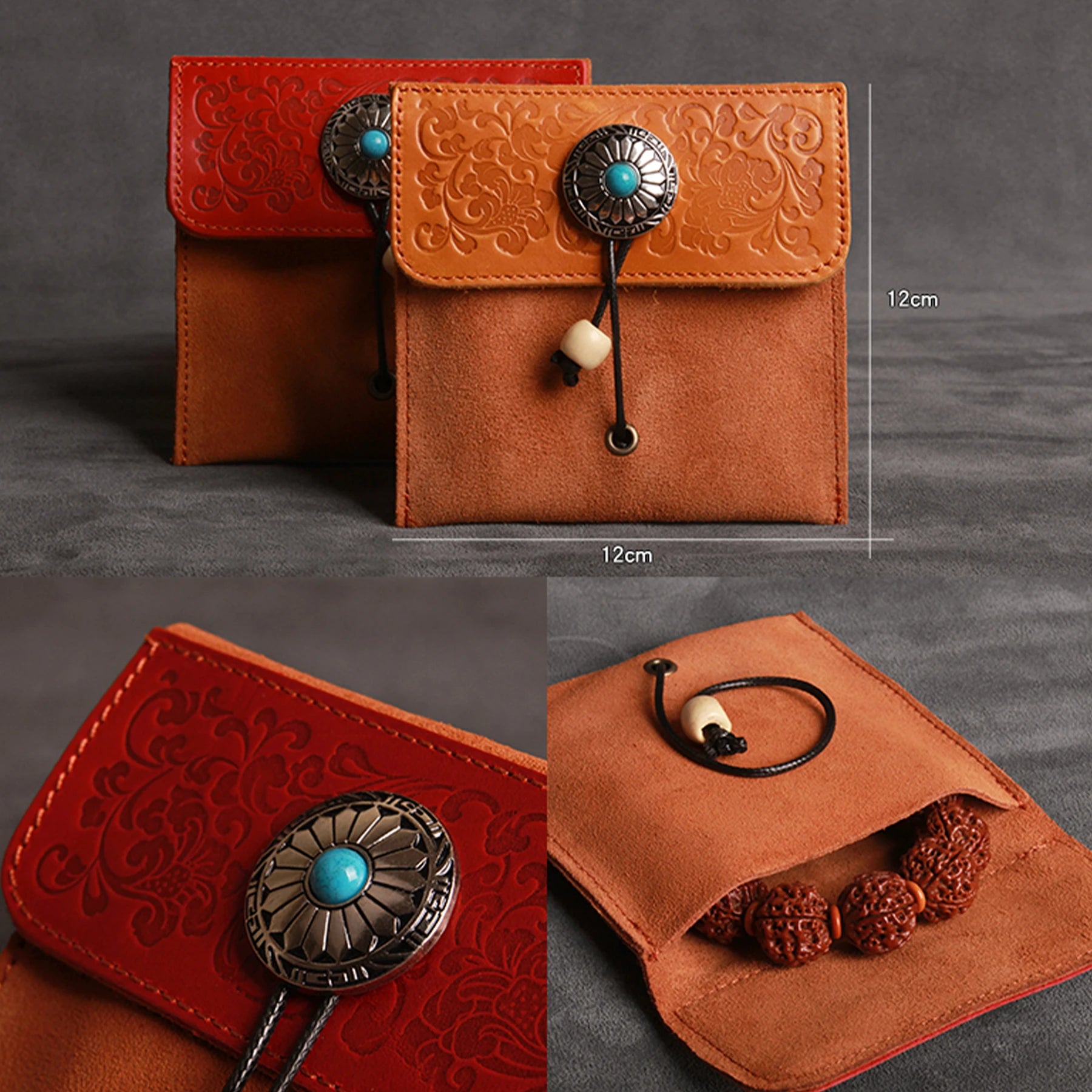 The Ranger’s Token — Handmade Leather Dice Pouch