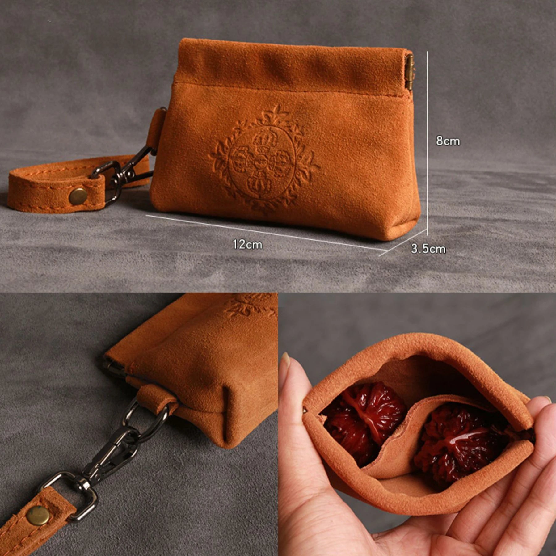 The Ranger’s Token — Handmade Leather Dice Pouch